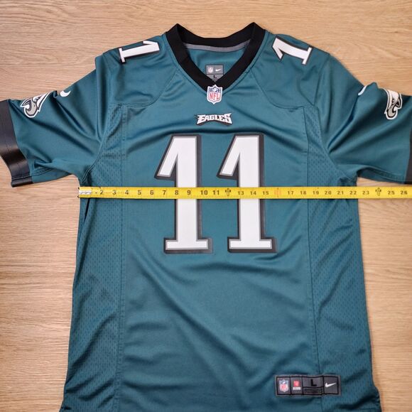 Nike Teal and Black Men's Jersey - Picture 6 of 10